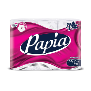 خرید و قیمت دستمال توالت پاپیا بسته 16 عددی