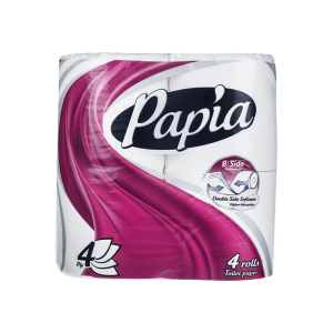 خرید و قیمت دستمال توالت پاپیا بسته 4 عددی