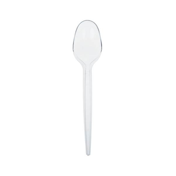 Transparent disposable spoon خرید و قیمت قاشق یکبار مصرف شفاف