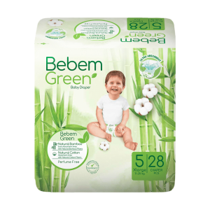خرید و قیمت پوشک بچه ببم سایز 5 مدل BB280 بسته 28 عددی