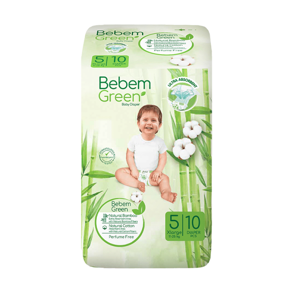 پوشک بچه ببم سایز 5 بسته 10 عددی خرید و قیمت پوشک بچه ببم سایز 5 مدل BB110 بسته 10 عددی