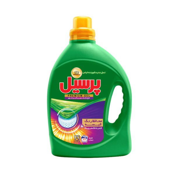 مايع لباسشويي رنگین شوی پرسيل وزن 2400 گرم خرید و قیمت مايع لباسشويي رنگین شوی پرسيل وزن 2400 گرم