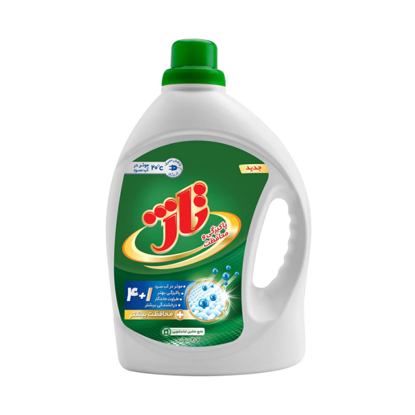 مایع لباسشویی تاژ مدل جنرال وزن 2.7 کیلوگرم خرید و قیمت مایع لباسشویی تاژ مدل جنرال با رایحه شکوفه بهاری وزن 2.7 کیلوگرم