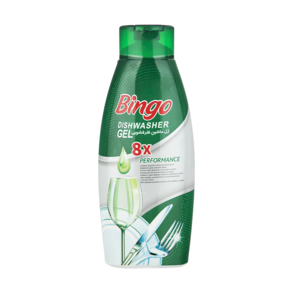 ژل ماشین ظرفشویی بینگو خرید و قیمت ژل ماشین ظرفشویی بینگو مدل 8x وزن 900 گرم