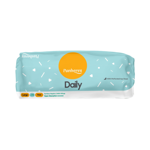 خرید و قیمت نوار بهداشتی پنبه ریز مدل روزانه سایز L ضخیم بسته 10 عددی