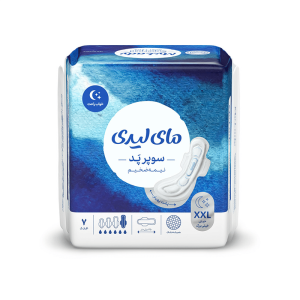 خرید و قیمت نوار بهداشتی مای لیدی مدل سوپر پد همیشه خشک سایز خیلی خیلی بزرگ بسته 7 عددی