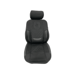 روکش صندلی پژو پارس چرم و پارچه مشکی