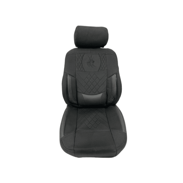 روکش صندلی پژو پارس چرم و پارچه مشکی