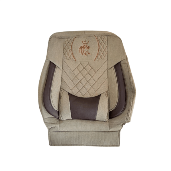 قیمت و خرید روکش صندلی طرح موناکو چرم و پارچه کرم قهوهای روکش صندلی طرح موناکو چرم و پارچه کرم قهوهای